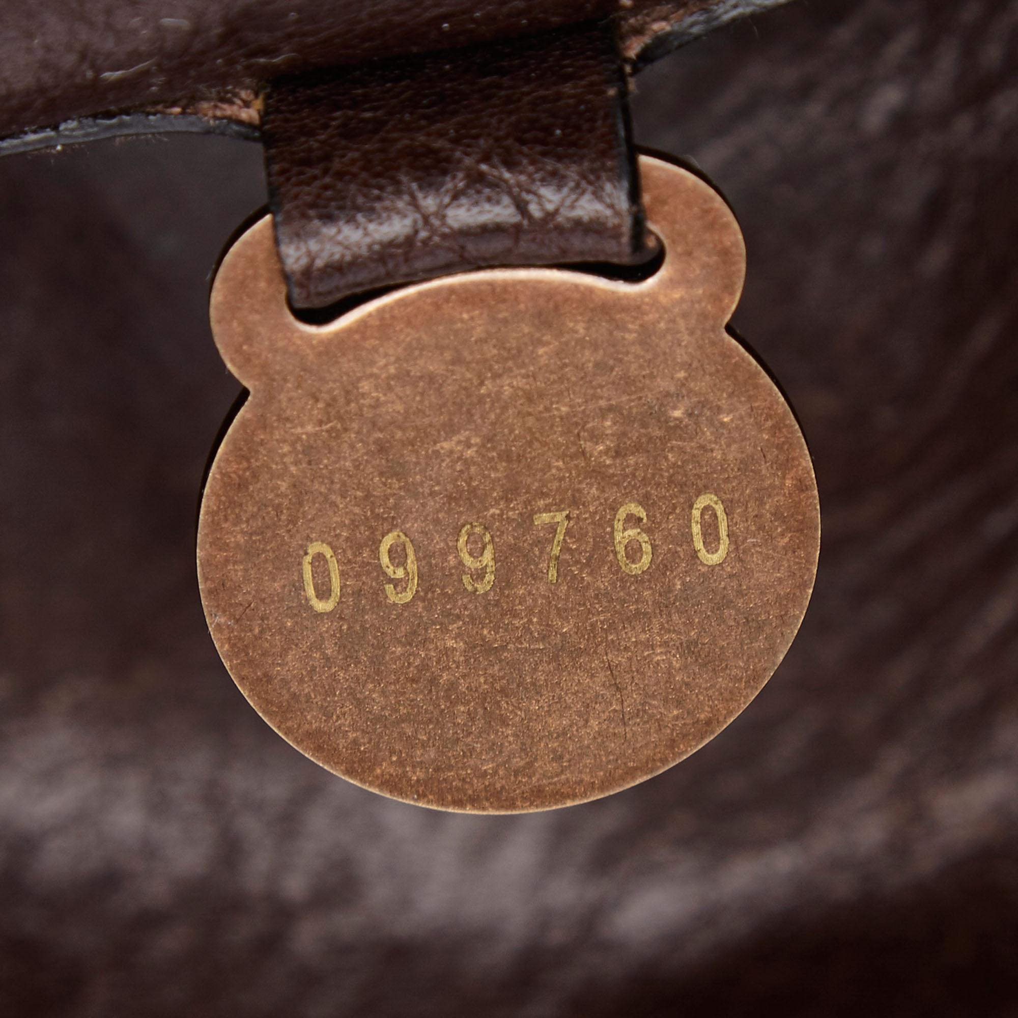 Vintage Authentic Mulberry Brown Leather Shoulder Bag UNITED KINGDOM w MEDIUM  For Sale 2