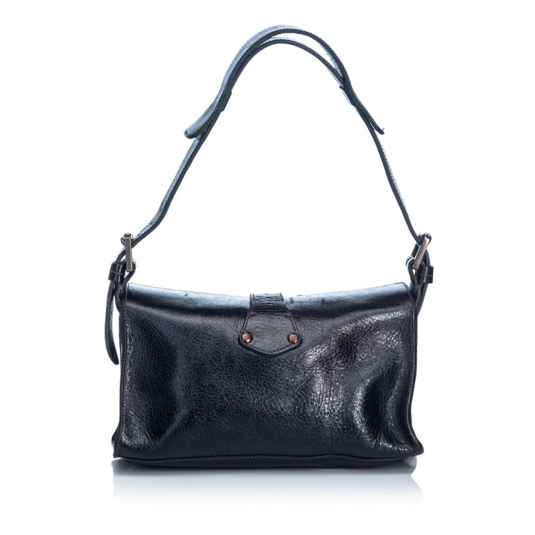 Vintage Authentic Mulberry Leather Roxanne Shoulder Bag w Dust Bag ...