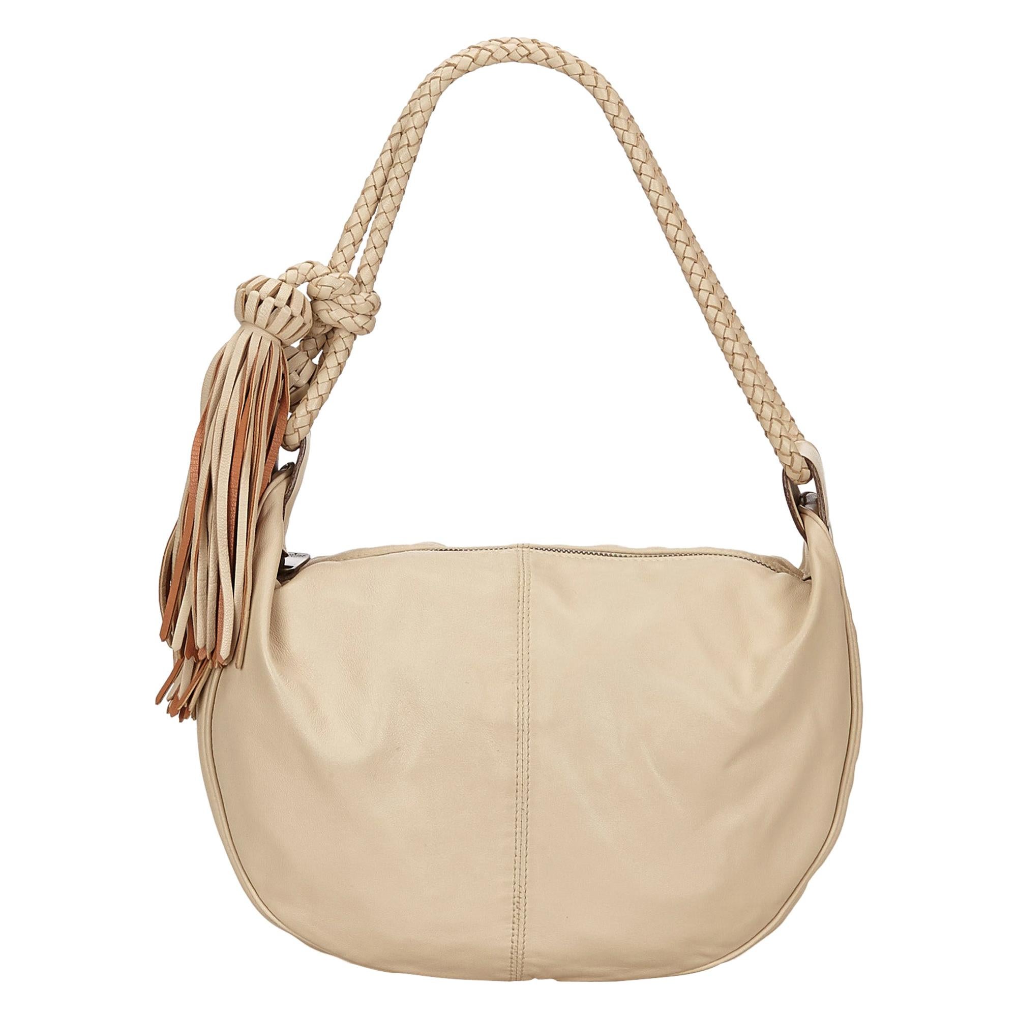 Vintage Authentic Mulberry Leather Tassel Shoulder Bag United Kingdom