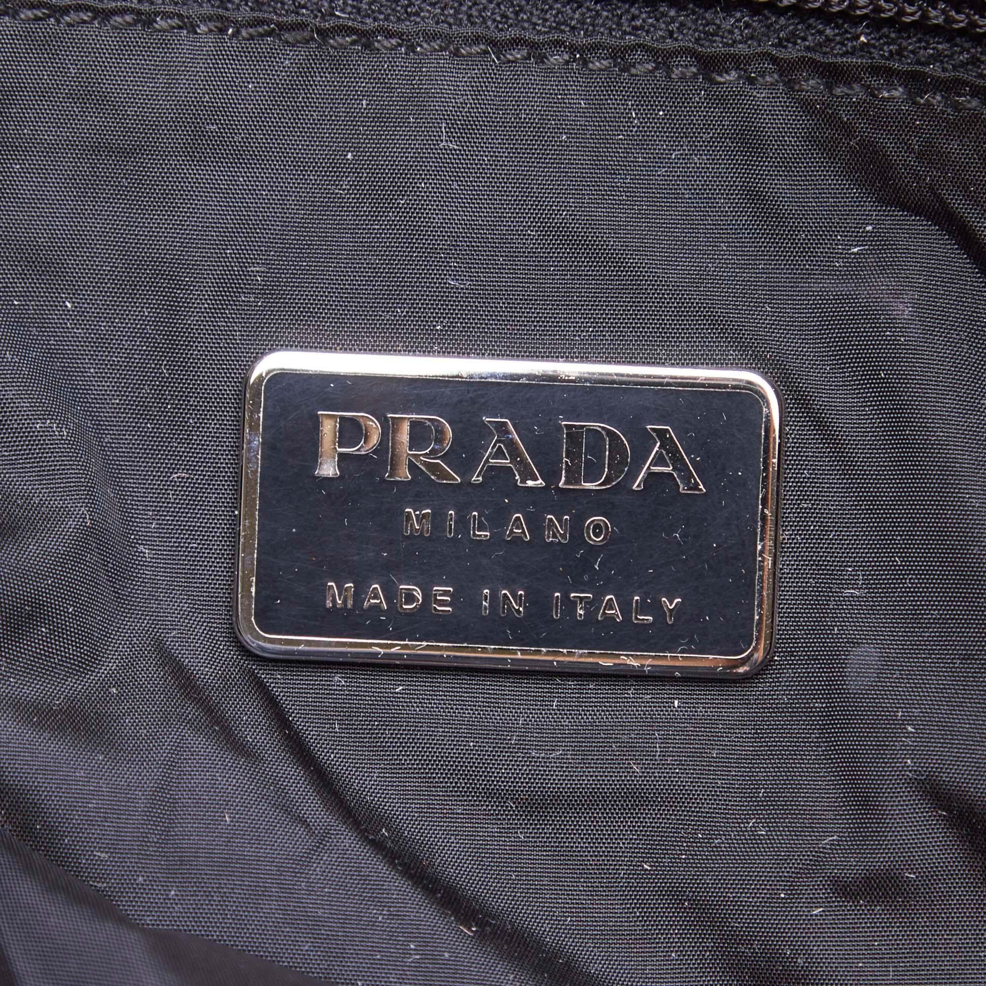 Vintage Authentic Prada Black Nylon Fabric Sports Backpack Italy MEDIUM  1