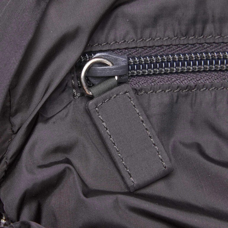 Vintage Authentic Prada Black Nylon Fabric Sports Belt Bag Italy SMALL ...