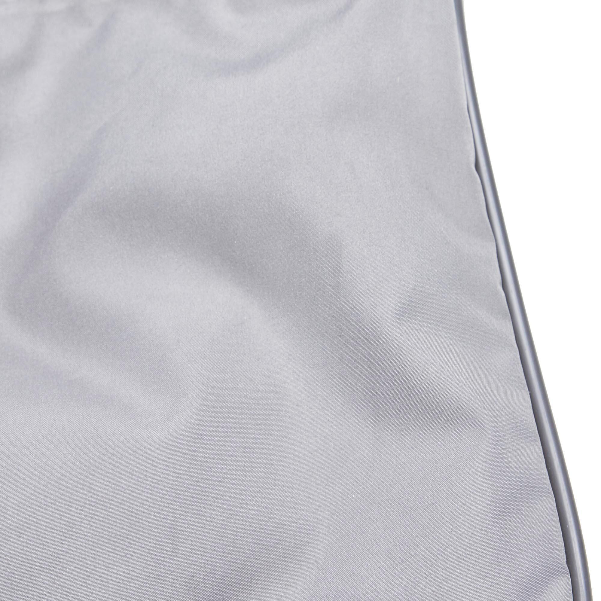Vintage Authentic Prada Gray Nylon Fabric Sports Crossbody Bag Italy MEDIUM  1