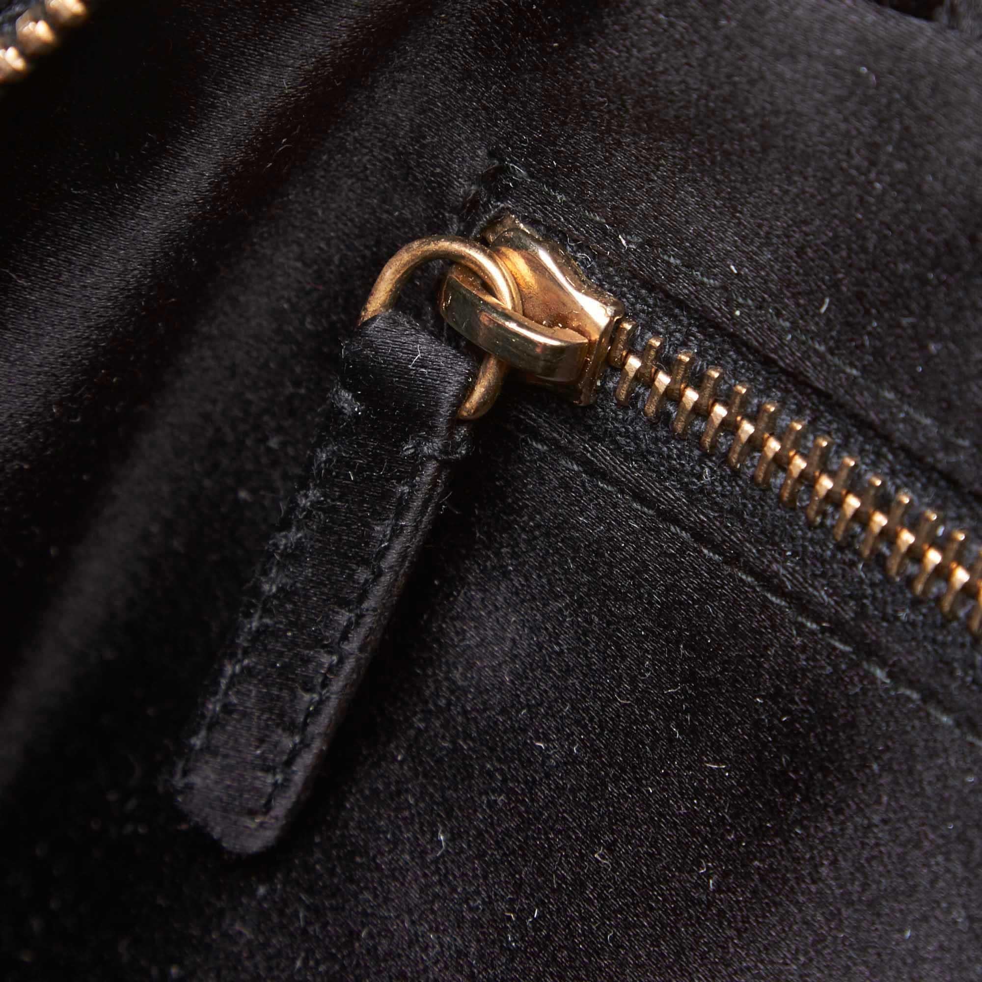 Vintage Authentic Prada Leather Woven Handbag w Authenticity Card Padlock Key  For Sale 2