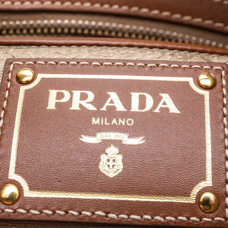 Vintage Authentic Prada Logo Hobo Bag Italy w Dust Bag Authenticity Card  MEDIUM For Sale at 1stDibs