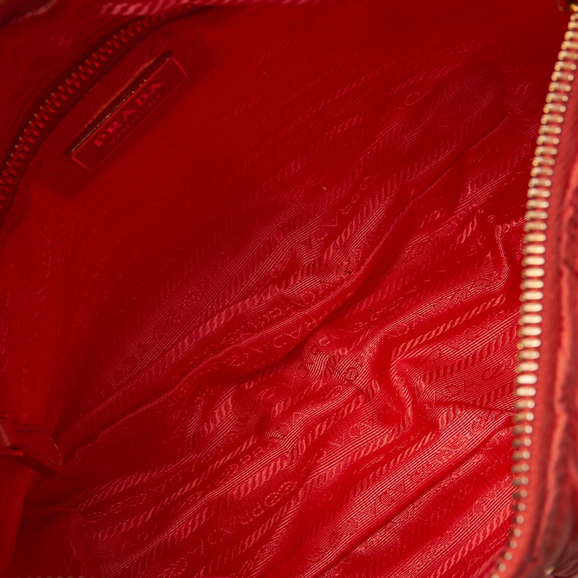 orange nylon prada bag