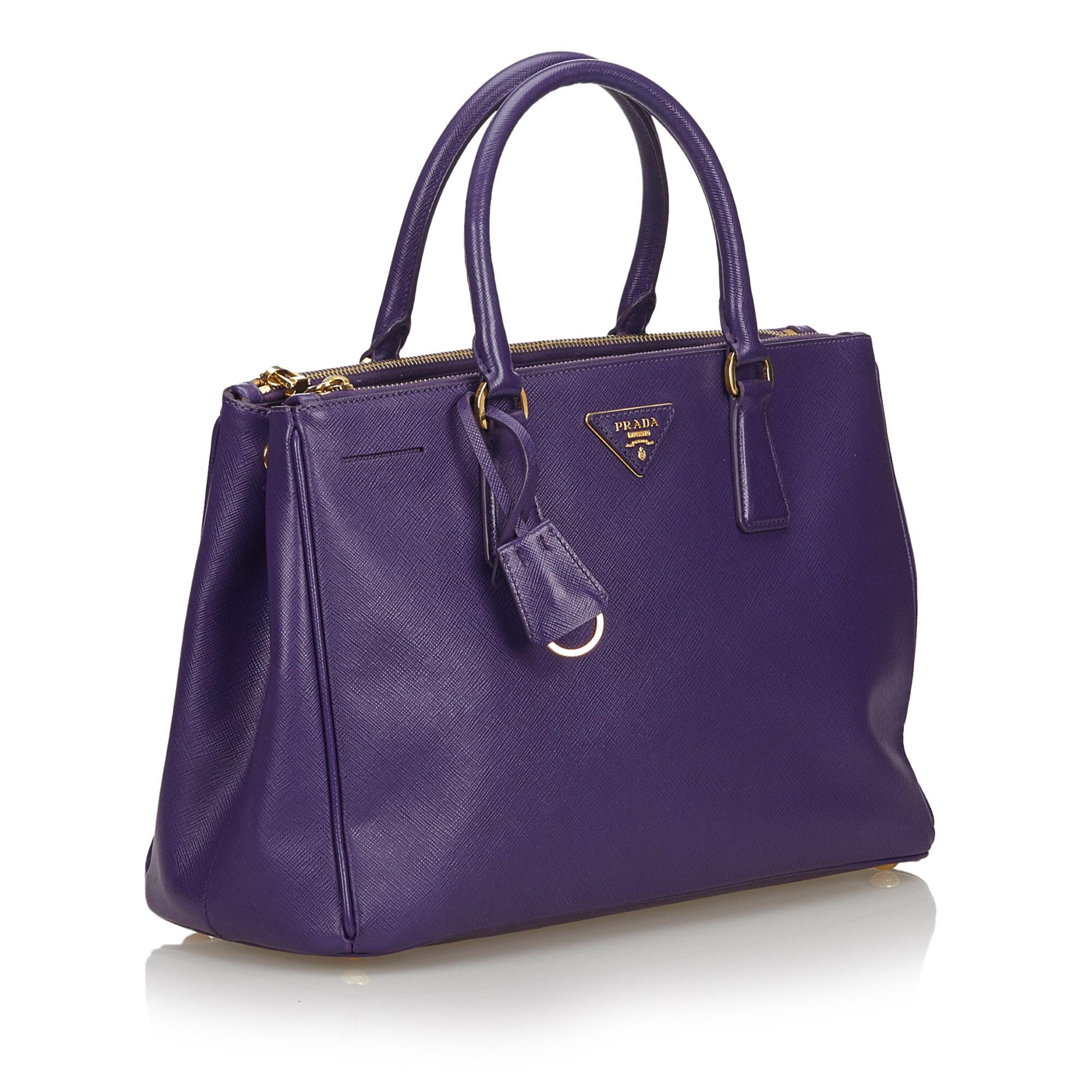 lavender prada bag