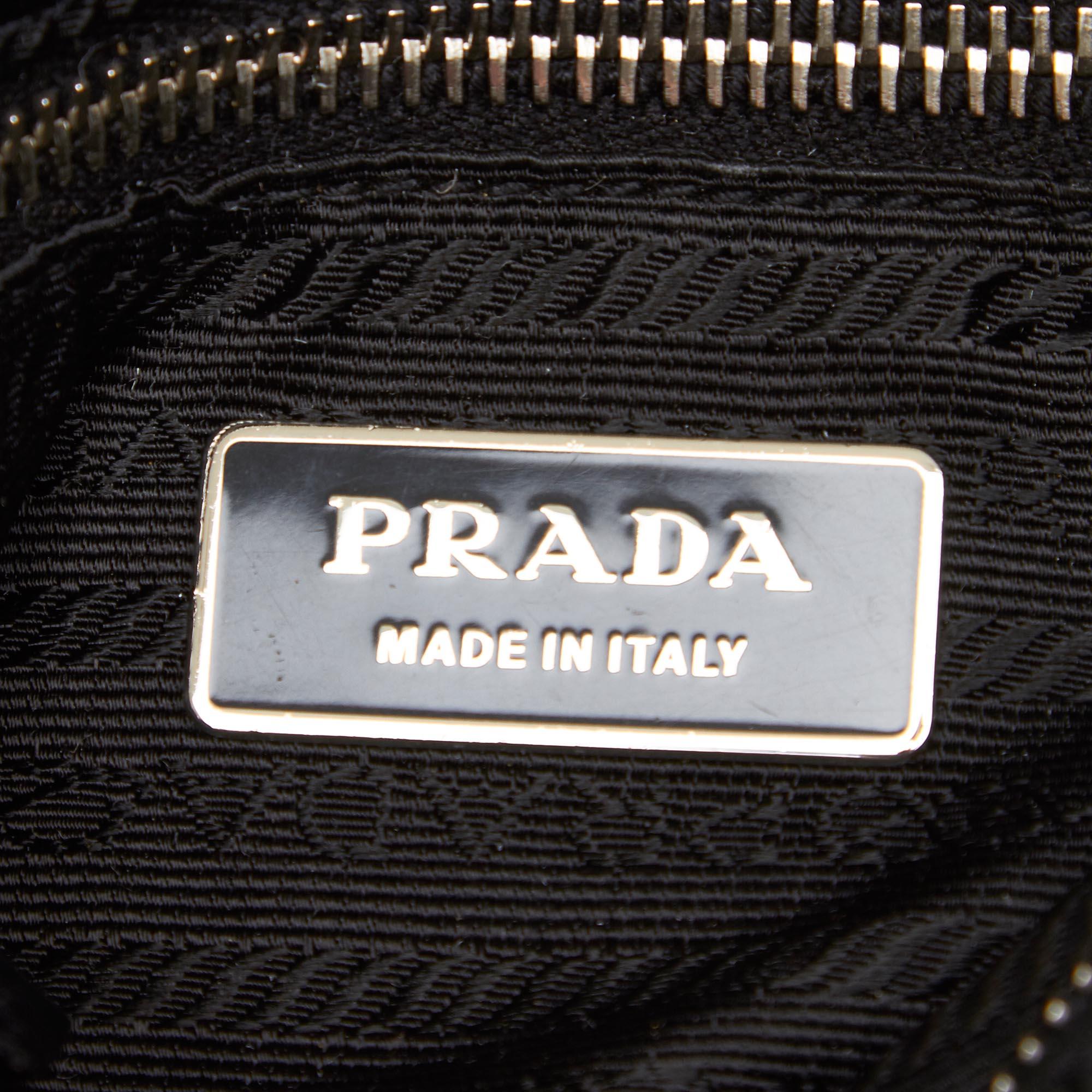 Vintage Authentic Prada Shoulder Bag Italy w Dust Bag Authenticity Card SMALL  For Sale 1