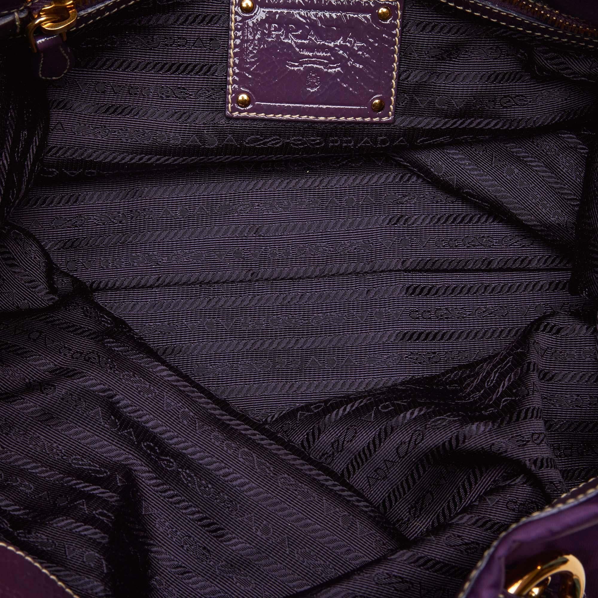 Women's Vintage Authentic Prada Tessuto Pietre Tote Bag w Dust Bag Authenticity Card  For Sale