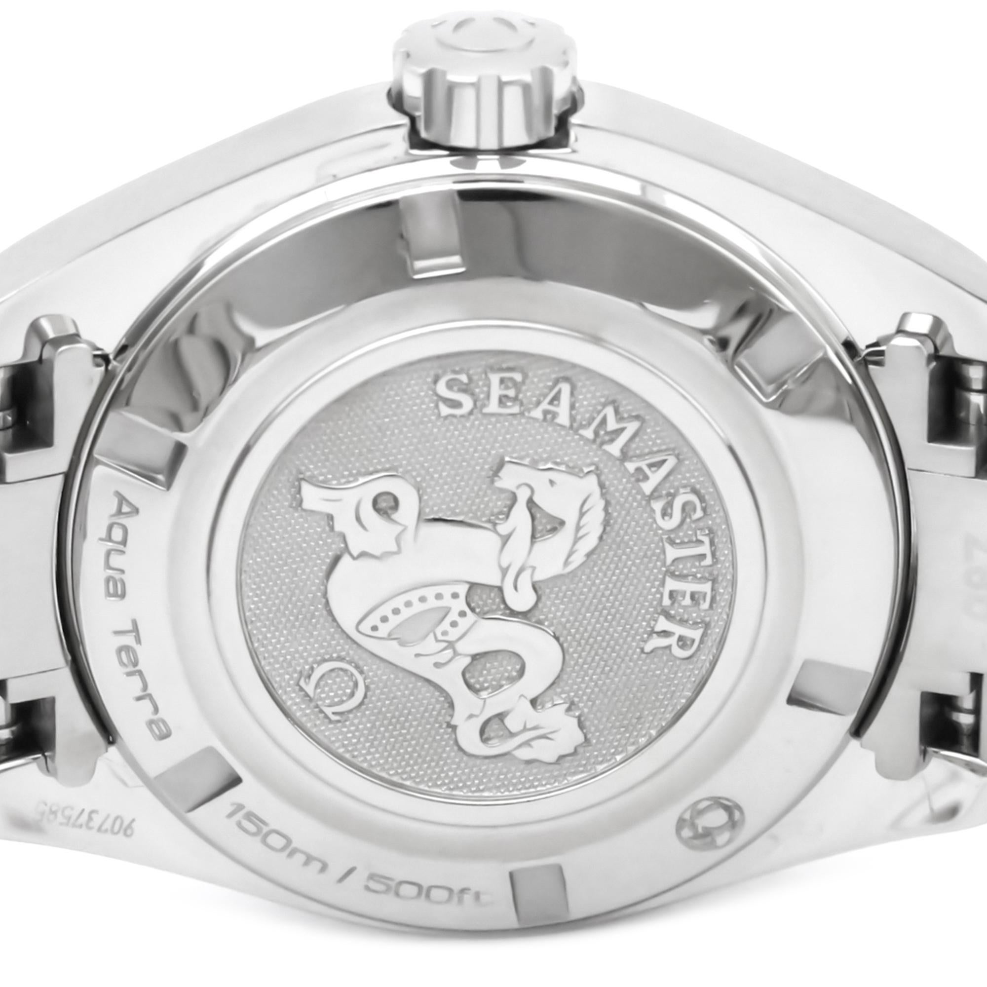 Vintage Authentic Seamaster Aqua Terra Jewellery Quartz Watch 231 10 30 61 56 00 For Sale 2