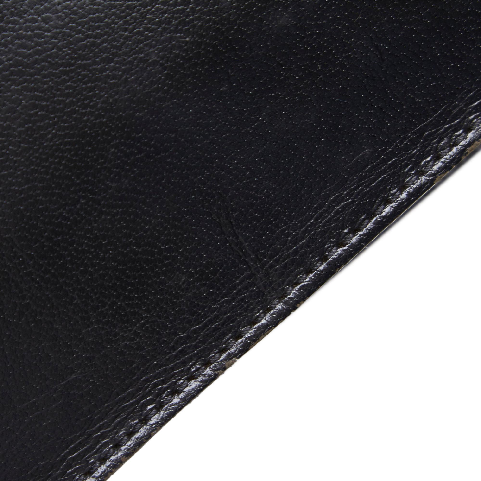 Vintage Authentic YSL Black Leather Shoulder Bag France MEDIUM  3