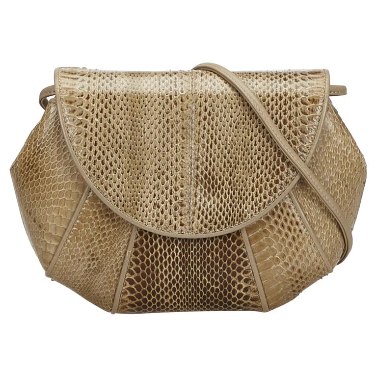 ysl snake skin purse