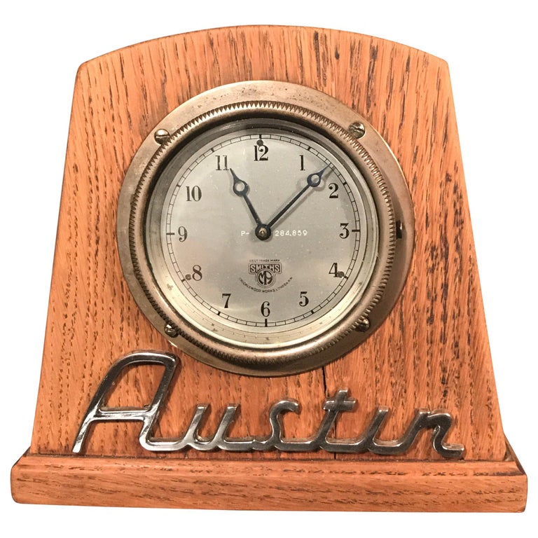 Vintage Auto Car Clock by Smiths of England at 1stDibs
