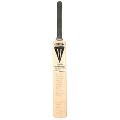 Vintage Autographed Duncan Fearnley Cricket Bat, England V Pakistan, 1982