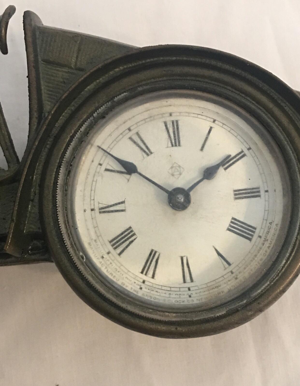 Vintage Automobile Ansonia Clock & Co. 2