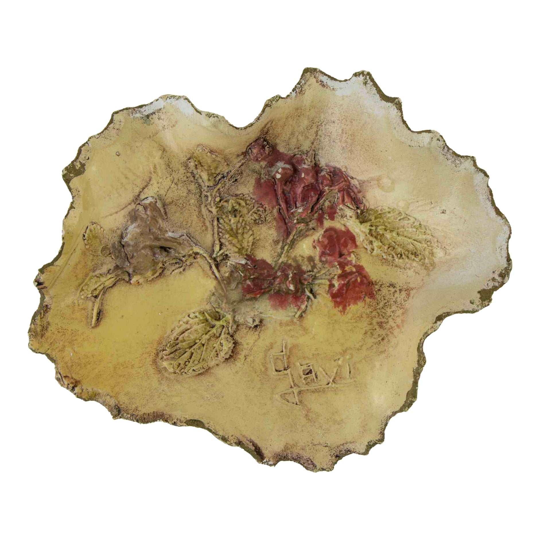 Vintage "Autumn" Ceramic Plate by Gavi, 1970s
