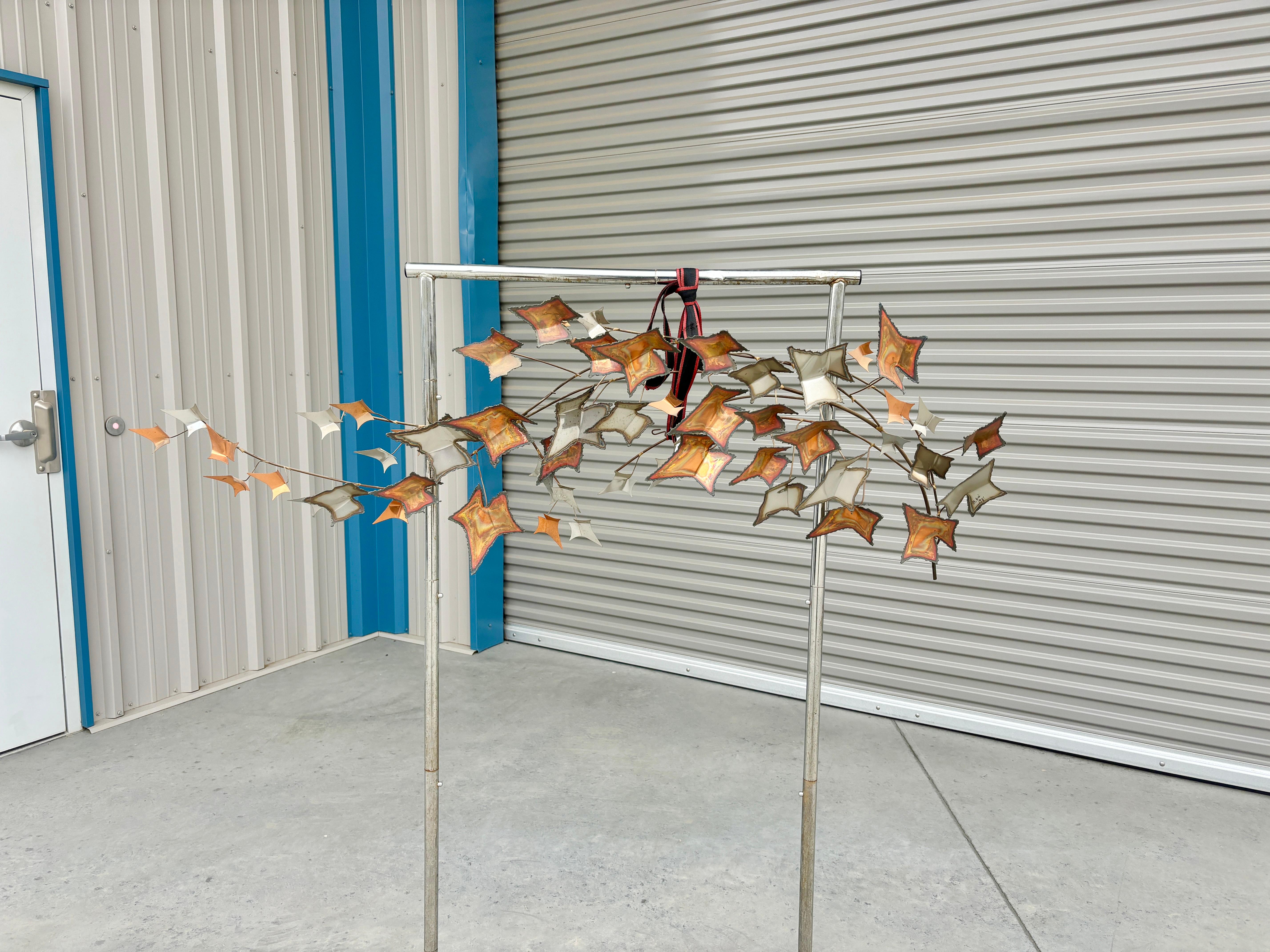 Vintage Autumn Leaf Sculpture by Curtis Jere For Sale 3
