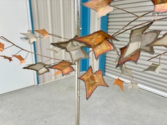 Vintage Autumn Leaf Sculpture by Curtis Jere