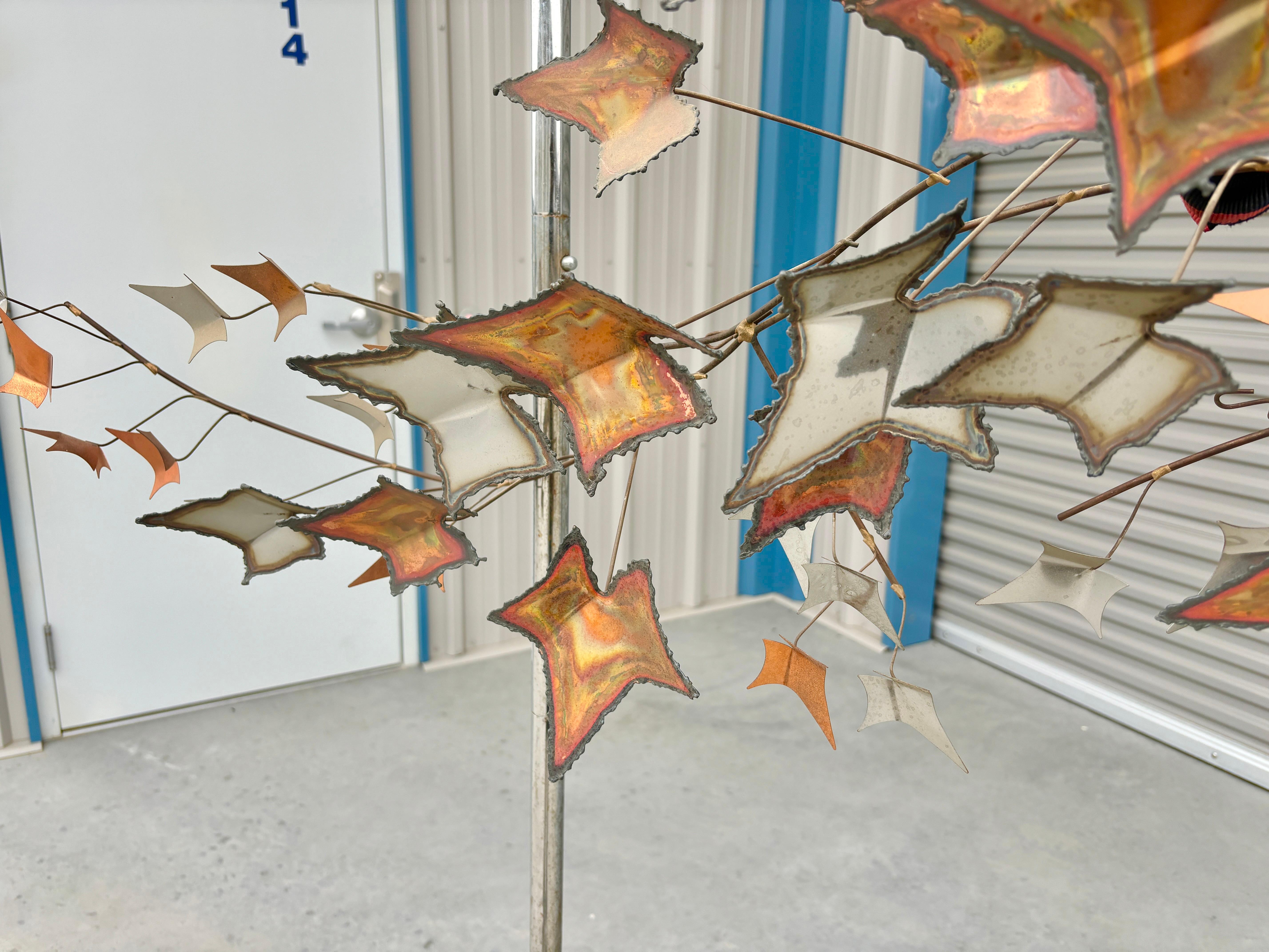 Vintage Autumn Leaf Sculpture by Curtis Jere For Sale 2