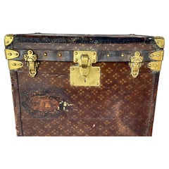Vintage Aux Etats-Unis Travel Trunk, French Belle Epoque