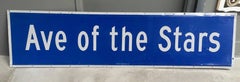 Vintage "Ave of the Stars" Los Angeles Street Sign