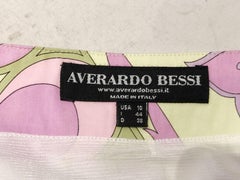 Vintage Averardo Bessi Cotton Summer Skirt