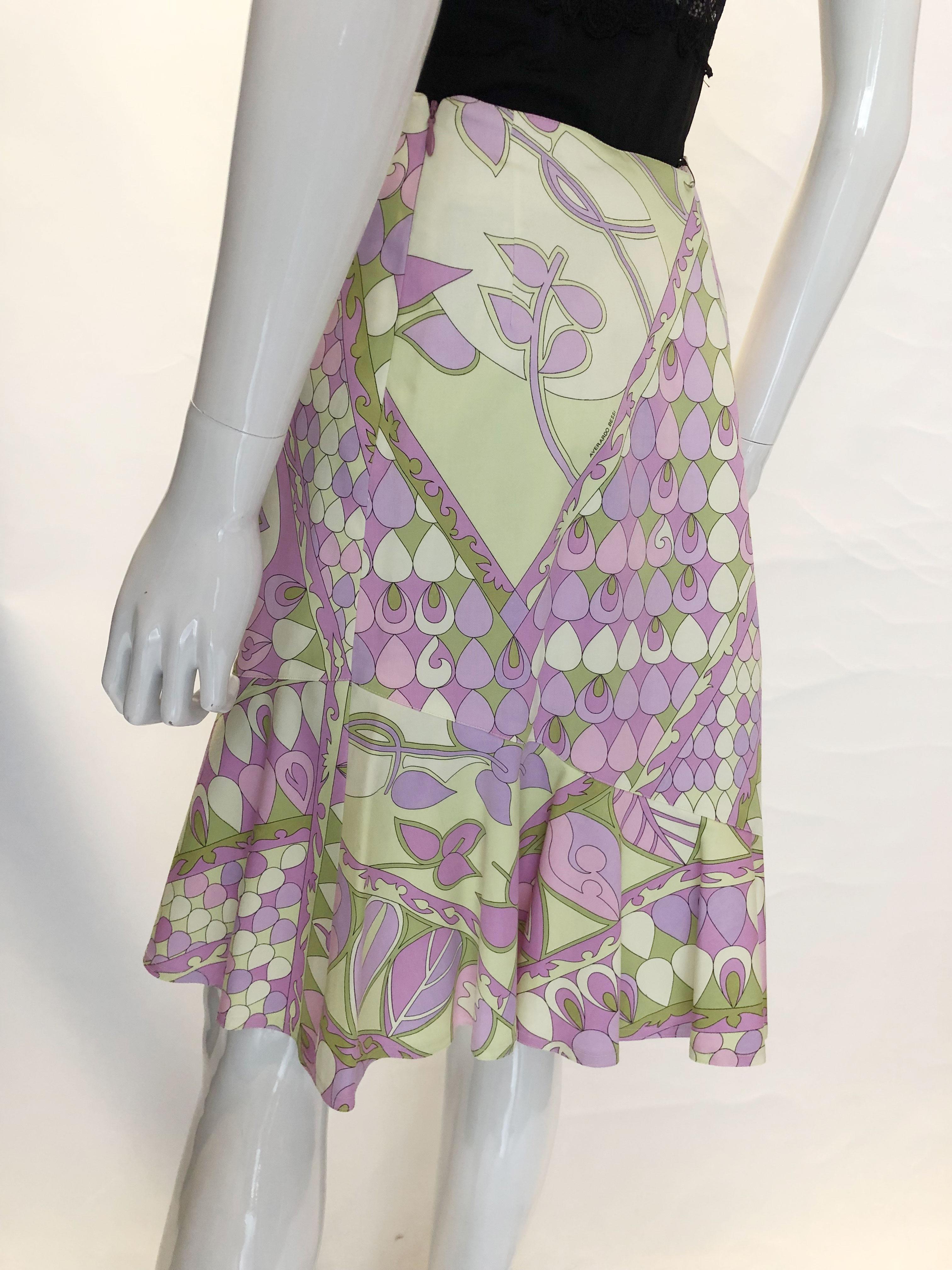 Women's Vintage Averardo Bessi Cotton Summer Skirt For Sale