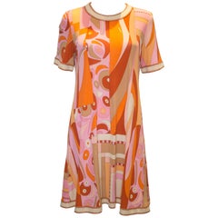 Vintage Averardo Bessi Seidenjersey-Kleid