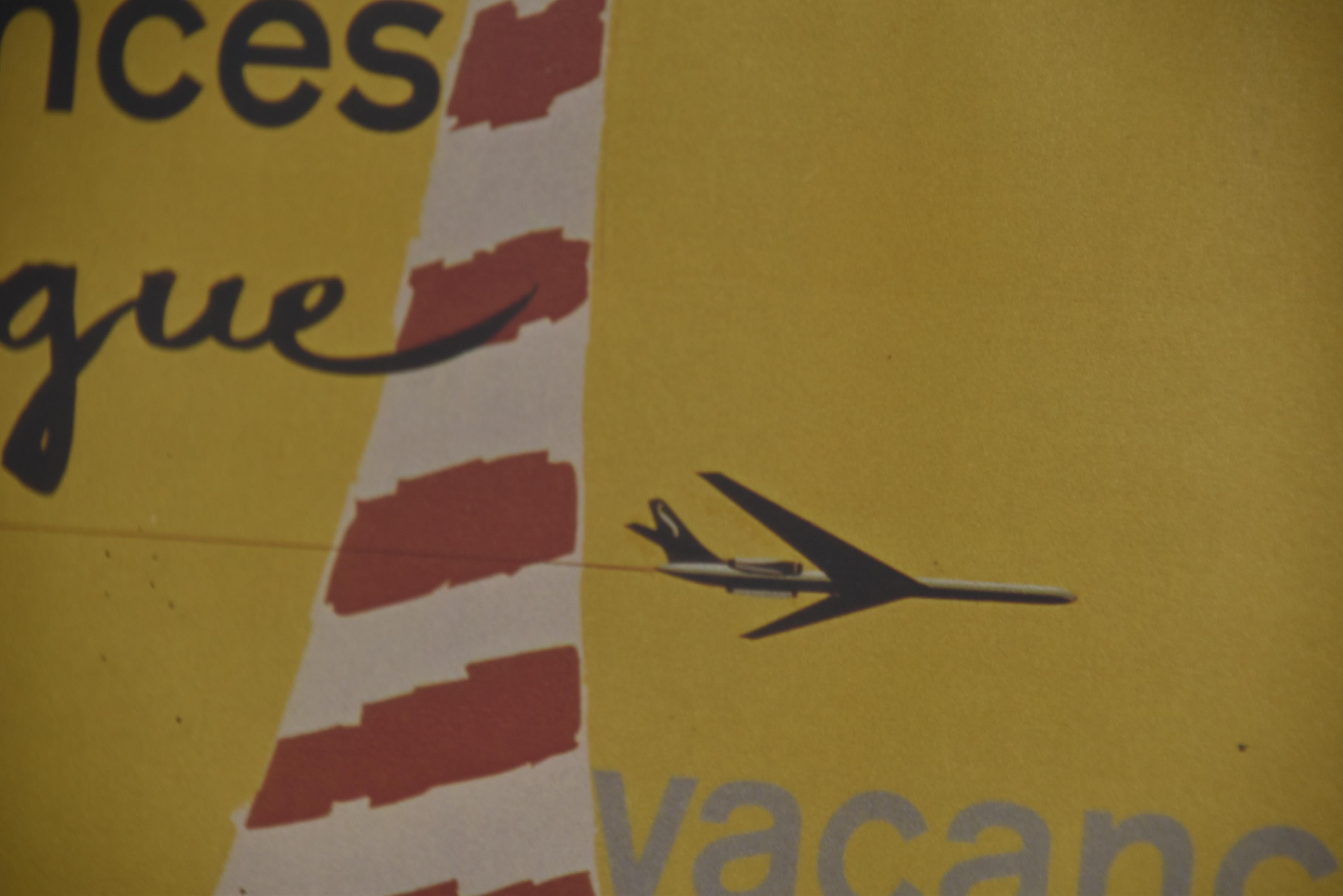 Vintage-Werbeplakat für die belgische Fluggesellschaft Sabena.

1960er Jahre - Belgien

Höhe: 52cm/20.47