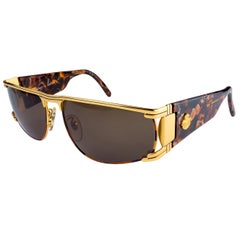 Lunettes de soleil vintage d'aviateur par Egon von Furstenberg, Italie, années 1980