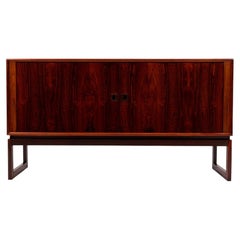 Vintage Axel Christiansen Odder Rosewood Tambour Credenza Sideboard 1960s
