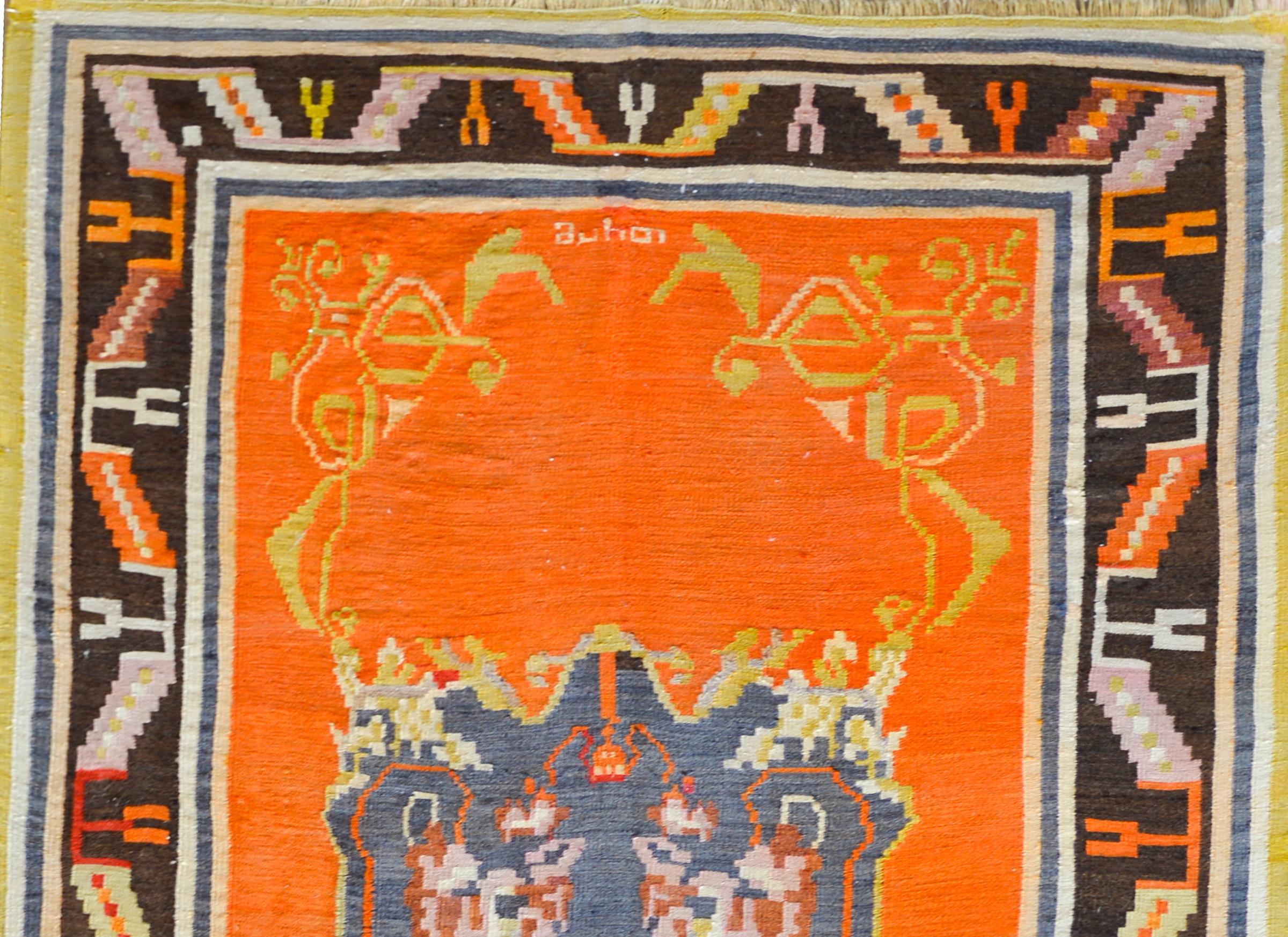 Vintage Azari Kilim Rug For Sale 1