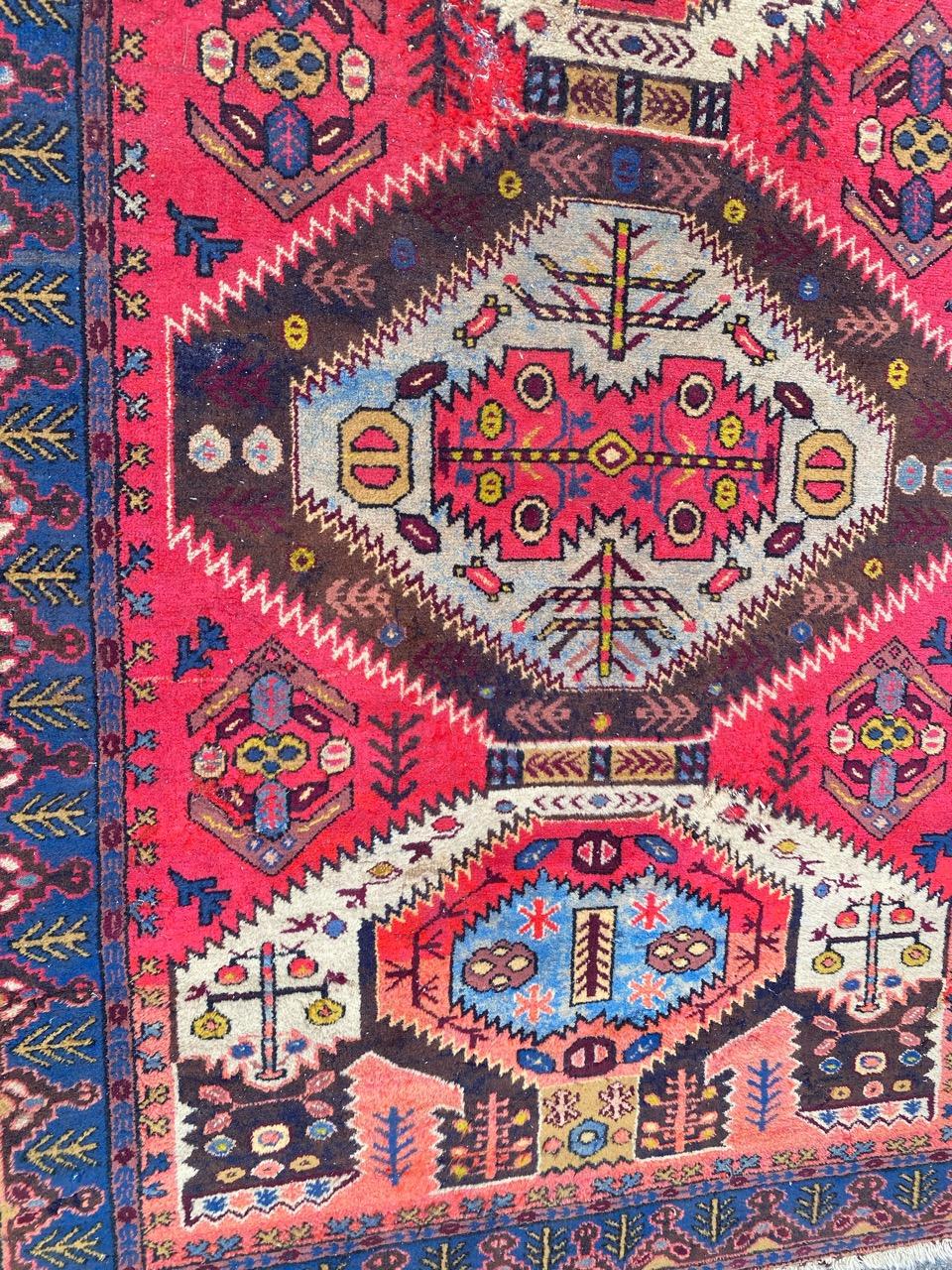 Bobyrug's Vintage Aserbaidschan Schirwan Teppich im Angebot 4