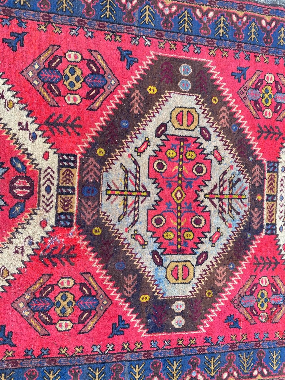 Bobyrug's Vintage Aserbaidschan Schirwan Teppich im Angebot 8