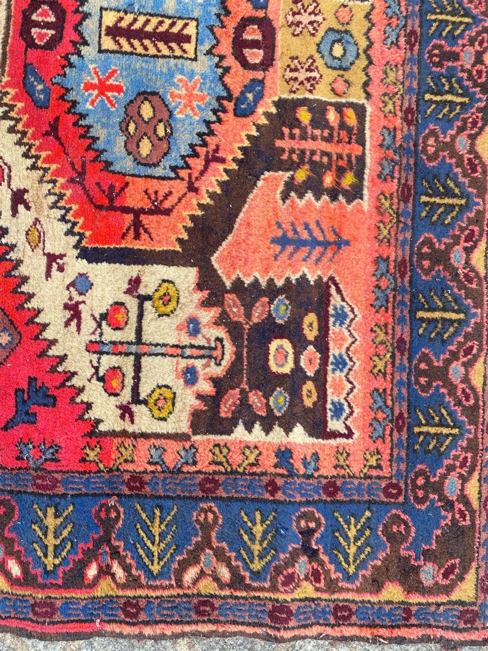 Bobyrug's Vintage Aserbaidschan Schirwan Teppich im Angebot 1