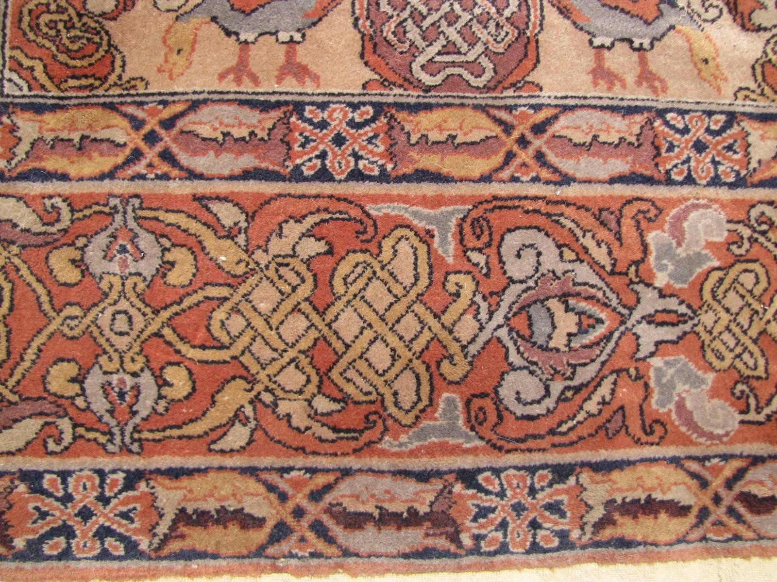Bobyrug’s Vintage Azerbaijan Caucasian Decorative Rug For Sale 1