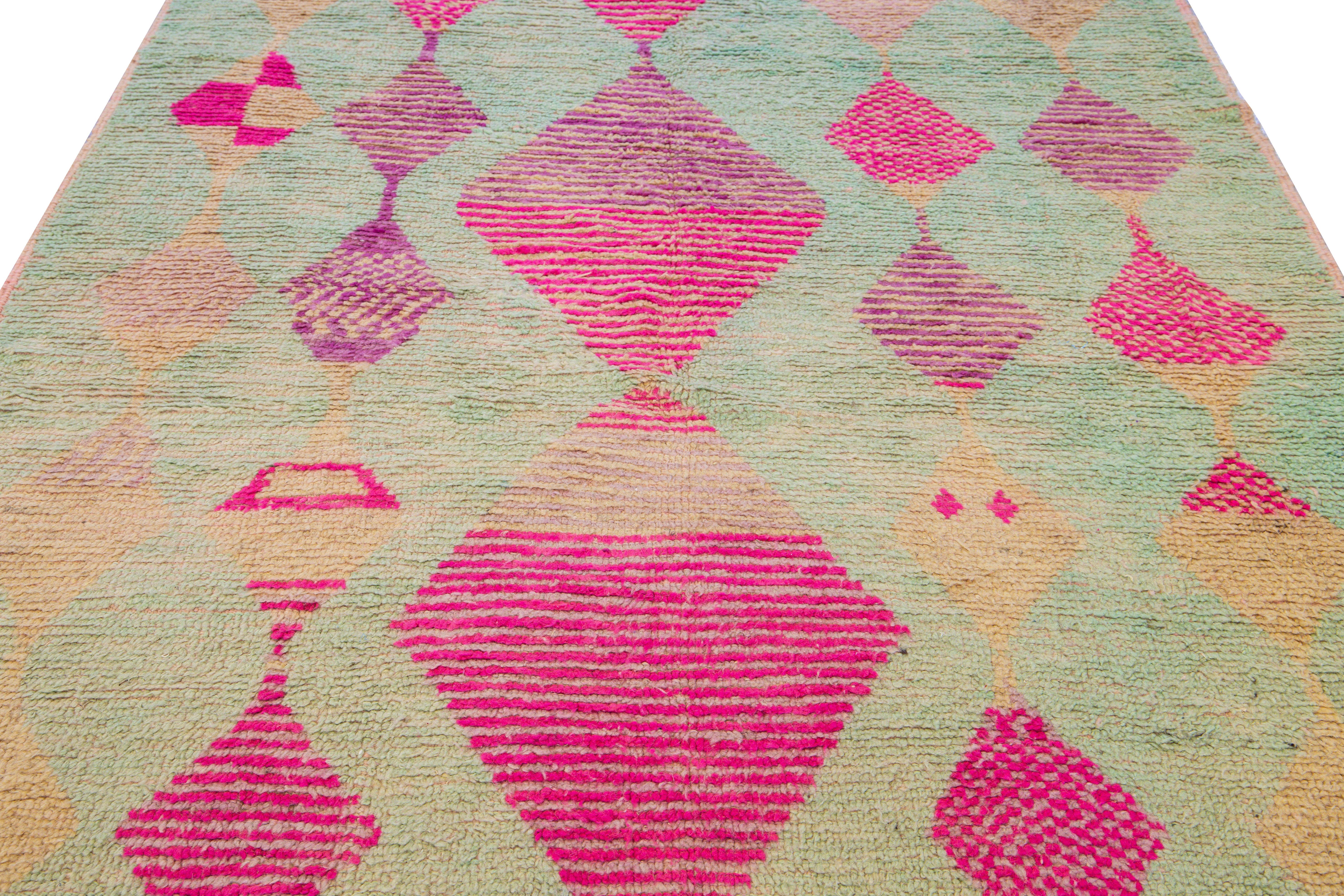 pink moroccan rug