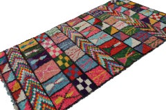 Vintage Azilal Teppich im marokkanischen Stil, mit geometrischen Mustern von Rug & Kilim