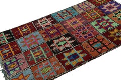 Vintage Azilal Moroccan Rug with Polychromatic Geometric Patterns by Rug & Kilim
