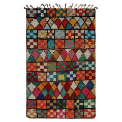 Vintage Azilal Moroccan Rug with Polychromatic Patterns by Rug & Kilim