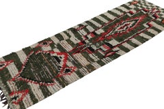 Vintage Azilal Moroccan Runner and Boucherouite Rug by Rug & Kilim