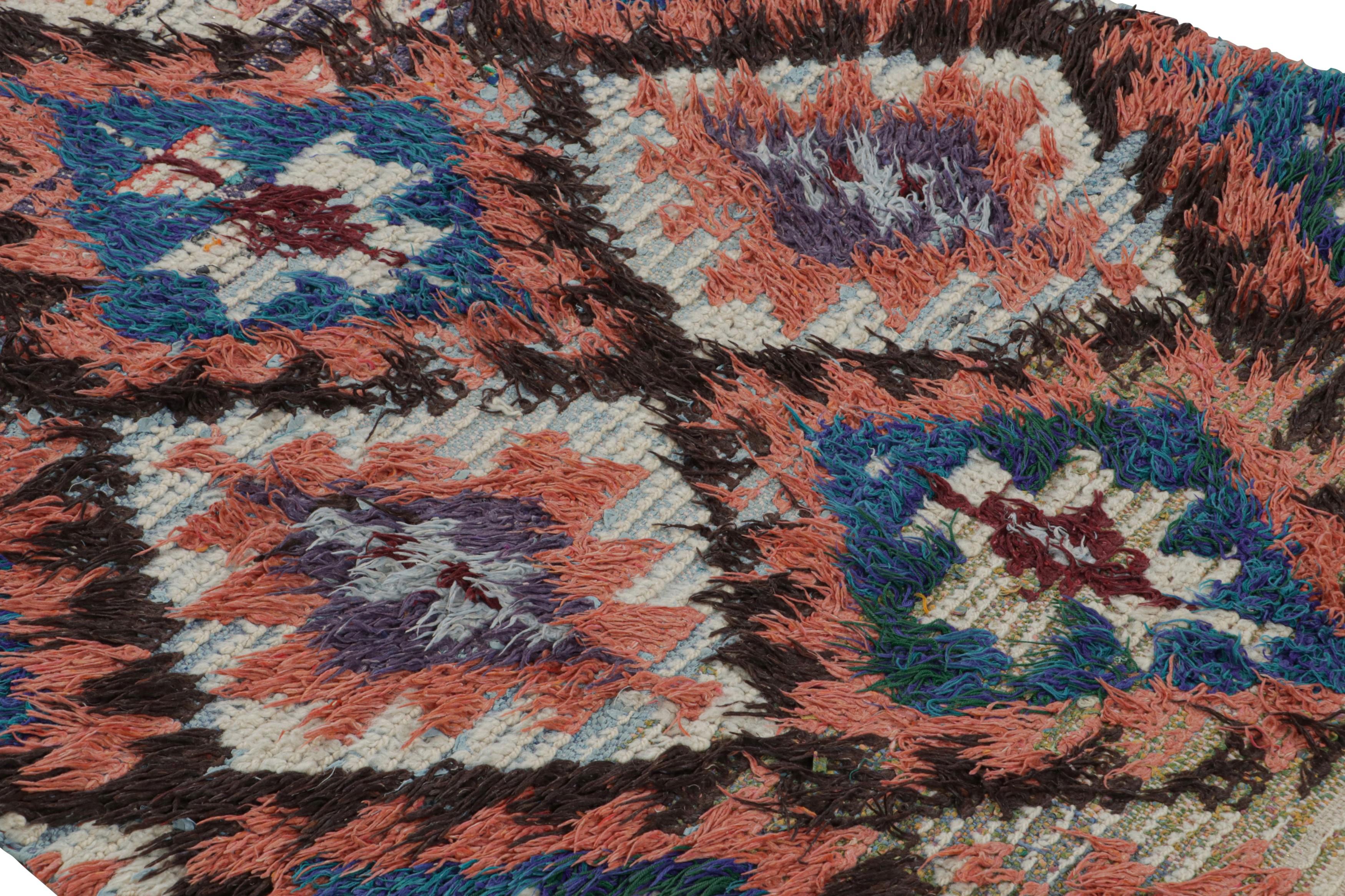 Vintage Azilal Marokkanischer Läufer, mit Diamant-Medaillons von Rug & Kilim im Zustand „Gut“ im Angebot in Long Island City, NY