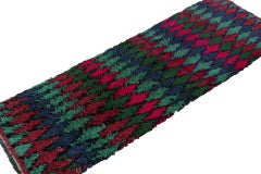 Vintage Azilal Moroccan Runner Rug, with Diamond Patterns from Rug & Kilim