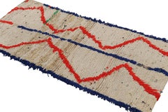Vintage Azilal Moroccan Runner Rug, with Geometric Patterns from Rug & Kilim