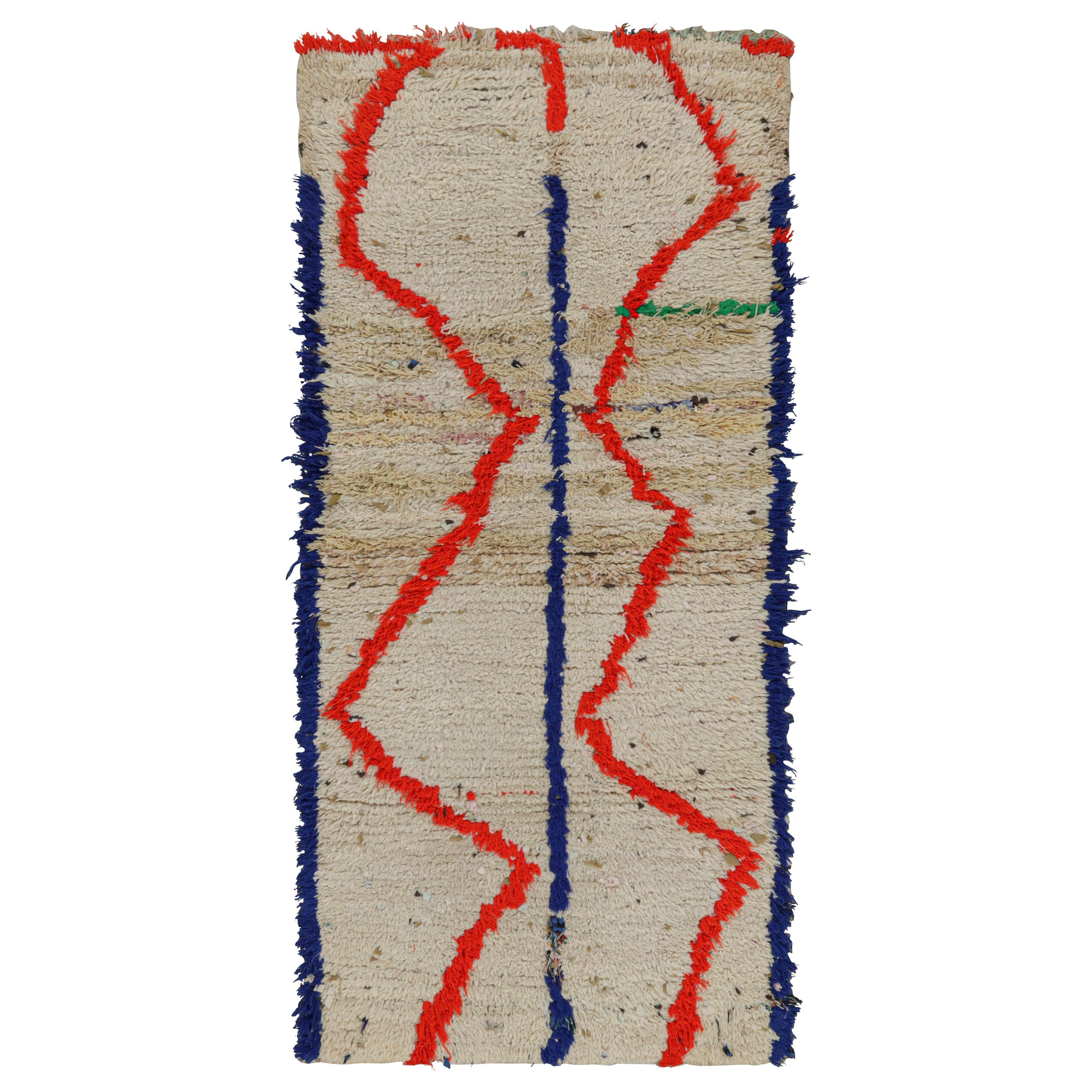 Tapis de course marocain Azilal vintage, avec motifs géométriques de Rug & Kilim