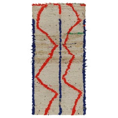 Vintage Azilal Moroccan Runner Rug, with Geometric Patterns from Rug & Kilim