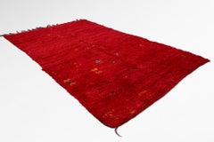 Vintage Azrou Tribal Rug: Authentic Moroccan Masterpiece