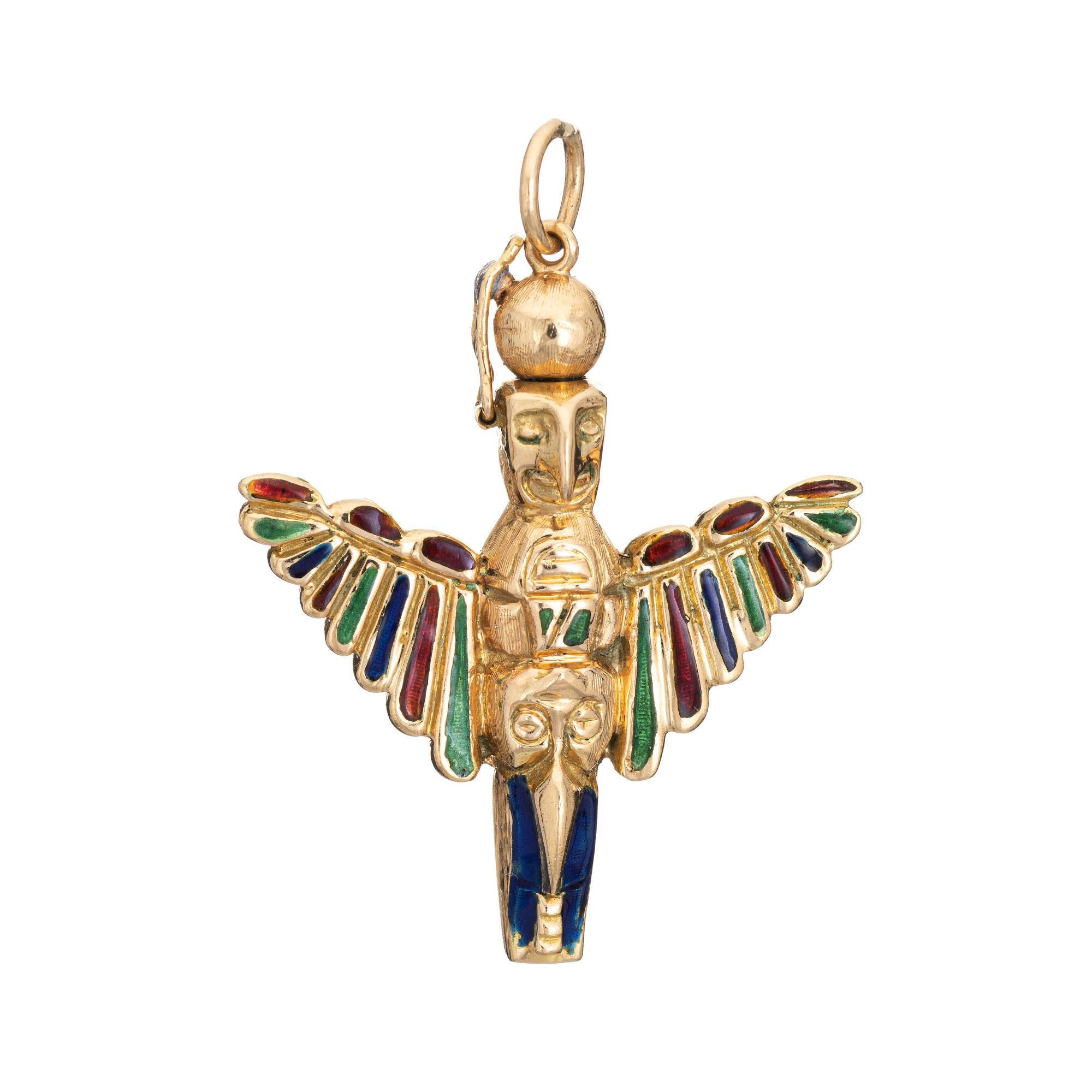 gold aztec necklace