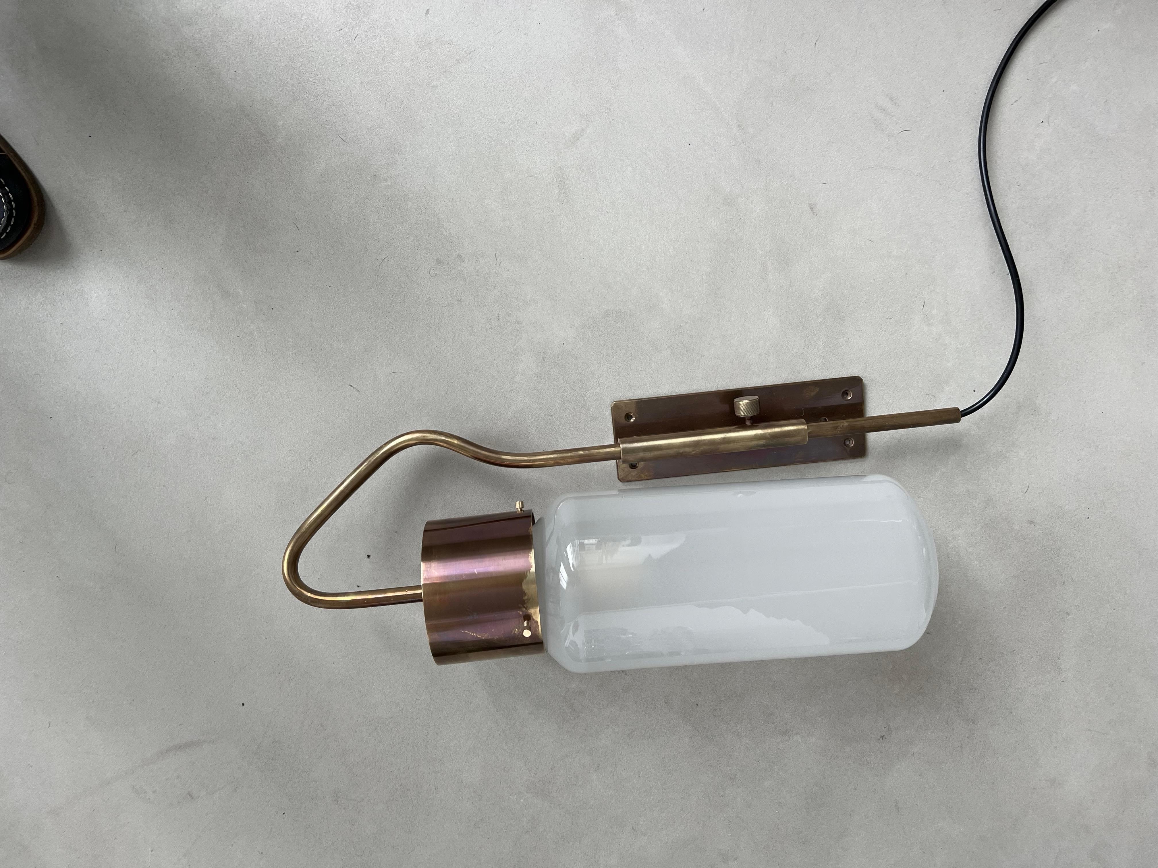Mid-Century Modern Lampe murale vintage Azucena LP10 Bidone de Luigi Caccia Dominioni, milieu du siècle dernier en vente