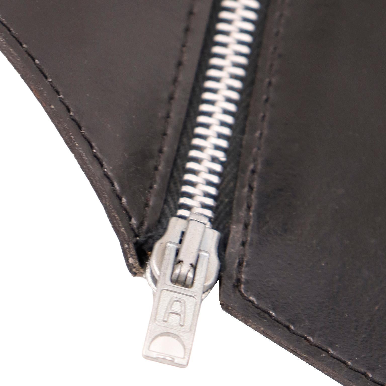 Women's Vintage Azzedine Alaia 1980s Black Patent Leather Zipper Belt