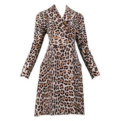 Vintage Azzedine Alaia ikonischer Pony-Haar-Leopard-Mantel